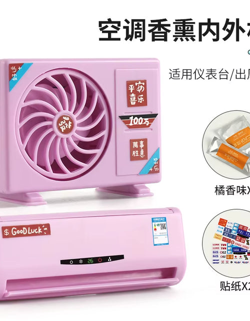 Load image into Gallery viewer, Freshdrive Solar Car Air Freshener – Mini Aromatherapy Machine with Lasting Fragrance &amp; Stylish Decorative Design
