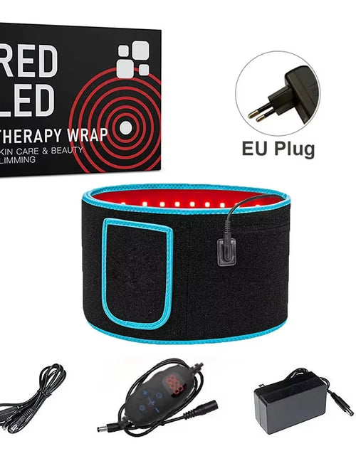 Load image into Gallery viewer, Red ＆Infrared LED Light Therapy Belt 850Nm 660Nm Back Pain Relief Wrap Burn Fat Belt Slimming Machine Waist Heat Pad Full Body
