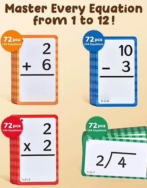 Load image into Gallery viewer, Mathmaster™ Fidget Flash Cards – Learn Fast, Focus More, Master Math with Fun!

