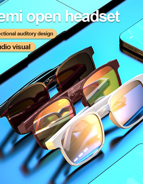 Load image into Gallery viewer, Compatible with Apple , Sports Waterproof Running Smart Bluetooth Sunglasses
