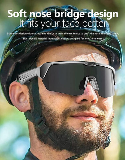 Load image into Gallery viewer, Outdoor Sports Smart Bluetooth Sunglasses
