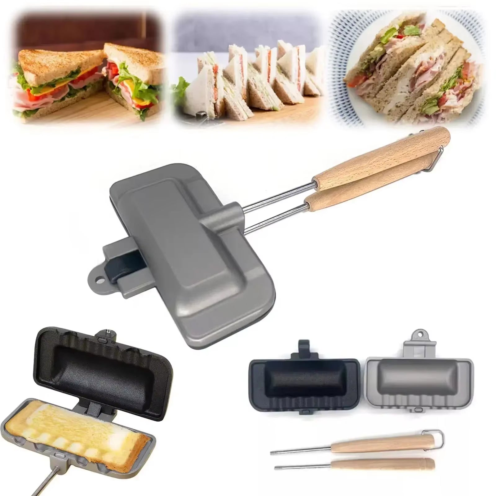 Flipmaster™ 2-In-1 Sandwich & Breakfast Maker
