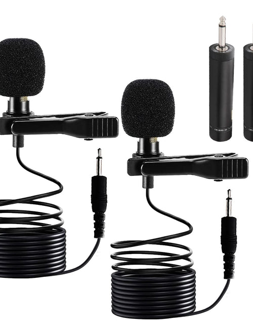 Load image into Gallery viewer, 5Core Lavalier Microphone Professional Tiny Shirt Clip on Lapel Mic Mini Wearable Microfono
