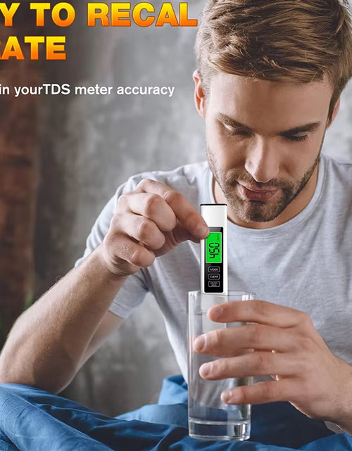 Load image into Gallery viewer, Purecheck 3-In-1 Digital TDS Water Tester – High Accuracy Water Quality Testing Kit for Drinking Water
