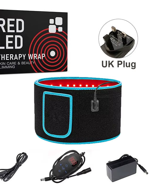 Load image into Gallery viewer, Red ＆Infrared LED Light Therapy Belt 850Nm 660Nm Back Pain Relief Wrap Burn Fat Belt Slimming Machine Waist Heat Pad Full Body
