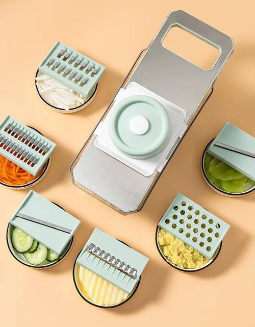 Load image into Gallery viewer, Chopmaster 6-In-1 Manual Vegetable Chopper – Ultimate Kitchen Slicer for Fast, Easy Prep Description:
