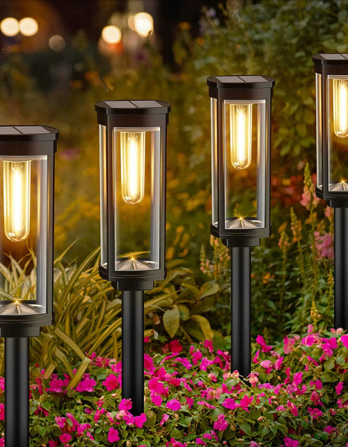 Load image into Gallery viewer, Glowpath Solar Lights – Waterproof LED Outdoor Lighting for Garden, Yard, Patio &amp; Walkways
