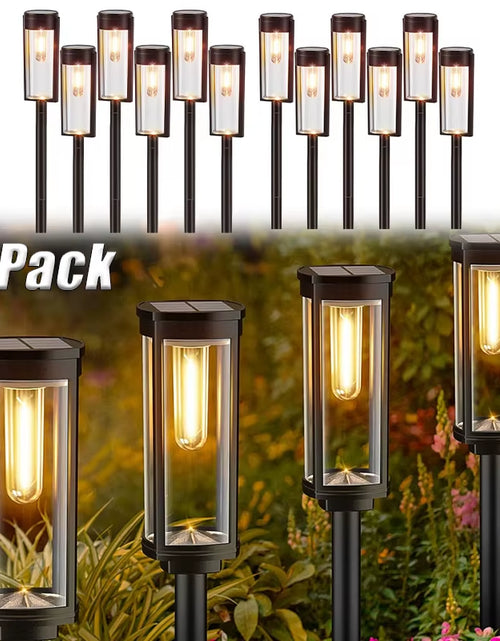 Load image into Gallery viewer, Glowpath Solar Lights – Waterproof LED Outdoor Lighting for Garden, Yard, Patio &amp; Walkways
