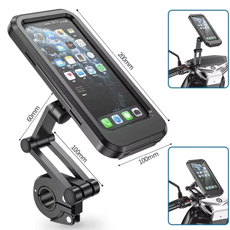 Motogrip Max – Waterproof Magnetic Phone Holder with Touchscreen for Bikes & Motorcycles
