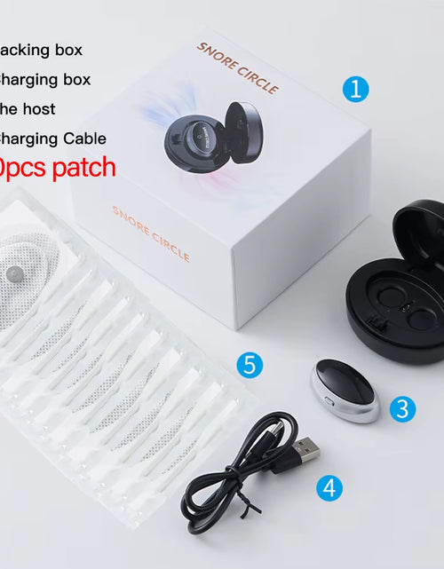 Load image into Gallery viewer, Smartsnore™ 5-Pair EMS Anti-Snoring Device – Breathe Easy, Sleep Deep
