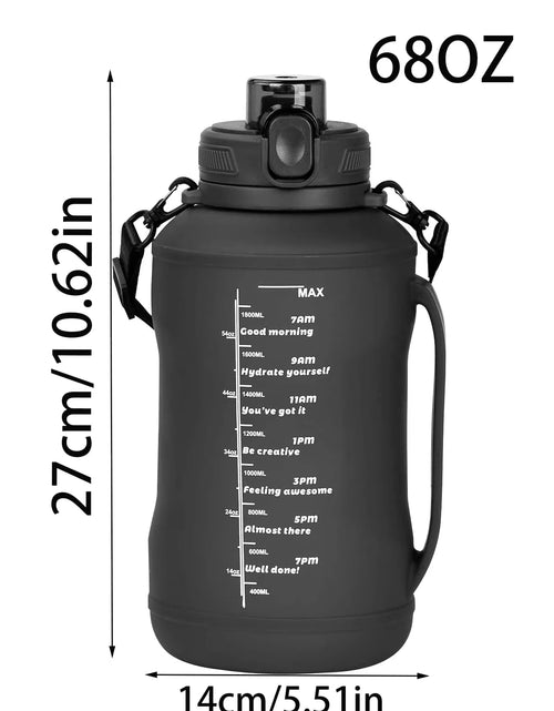 Load image into Gallery viewer, Hydraflex™ 2L Foldable Silicone Water Bottle – Ultimate Sports &amp; Outdoor Hydration
