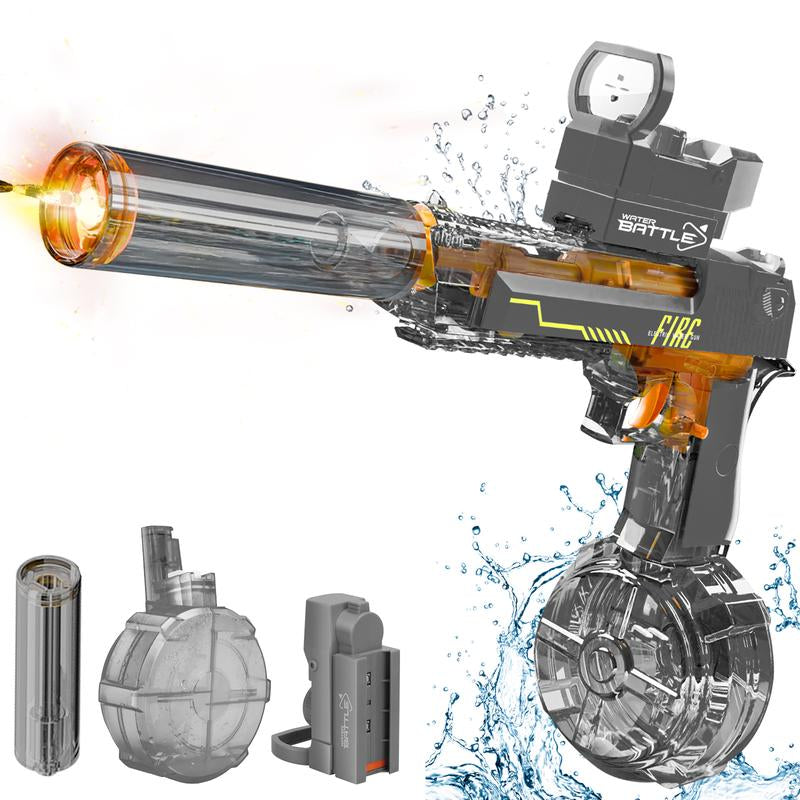 Aquablaze™ Electric Water Blaster – LED Power Squirt Gun for Epic Summer Battles