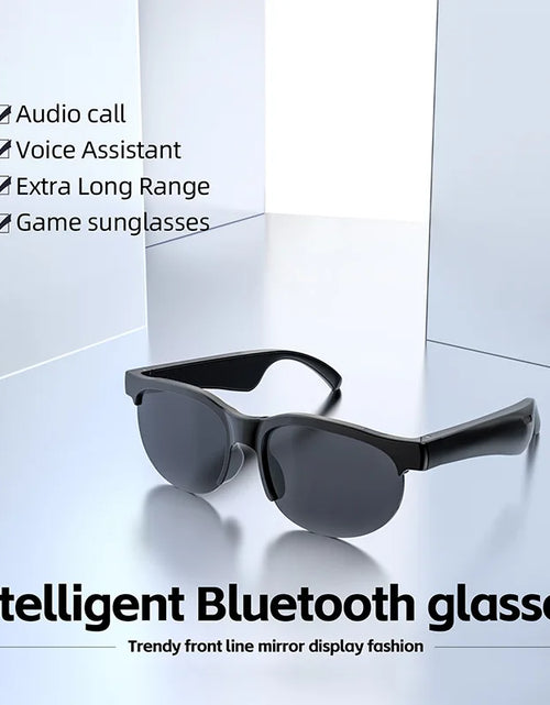 Load image into Gallery viewer, Original Bluetooth Glasses Sports Driving Bluetooth Sunglasses Wireless Bluetooth Headset Ear Hook Earbuds Wireless Headphones

