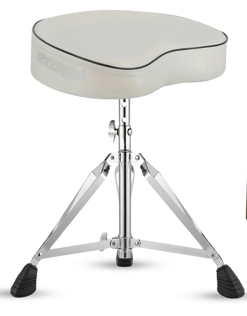Load image into Gallery viewer, 5Core Drum Throne Padded Guitar Stool Saddle Drummer Seat for Adults &amp; Kids

