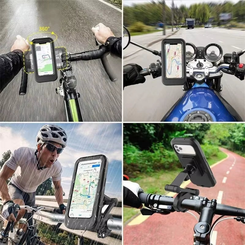 Motogrip Max – Waterproof Magnetic Phone Holder with Touchscreen for Bikes & Motorcycles