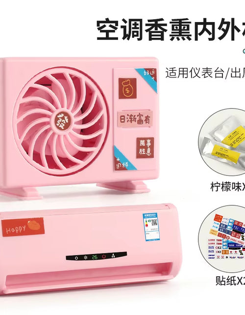 Load image into Gallery viewer, Freshdrive Solar Car Air Freshener – Mini Aromatherapy Machine with Lasting Fragrance &amp; Stylish Decorative Design
