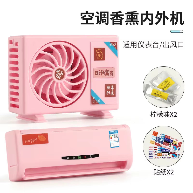 Freshdrive Solar Car Air Freshener – Mini Aromatherapy Machine with Lasting Fragrance & Stylish Decorative Design