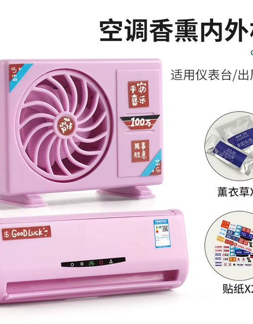 Load image into Gallery viewer, Freshdrive Solar Car Air Freshener – Mini Aromatherapy Machine with Lasting Fragrance &amp; Stylish Decorative Design
