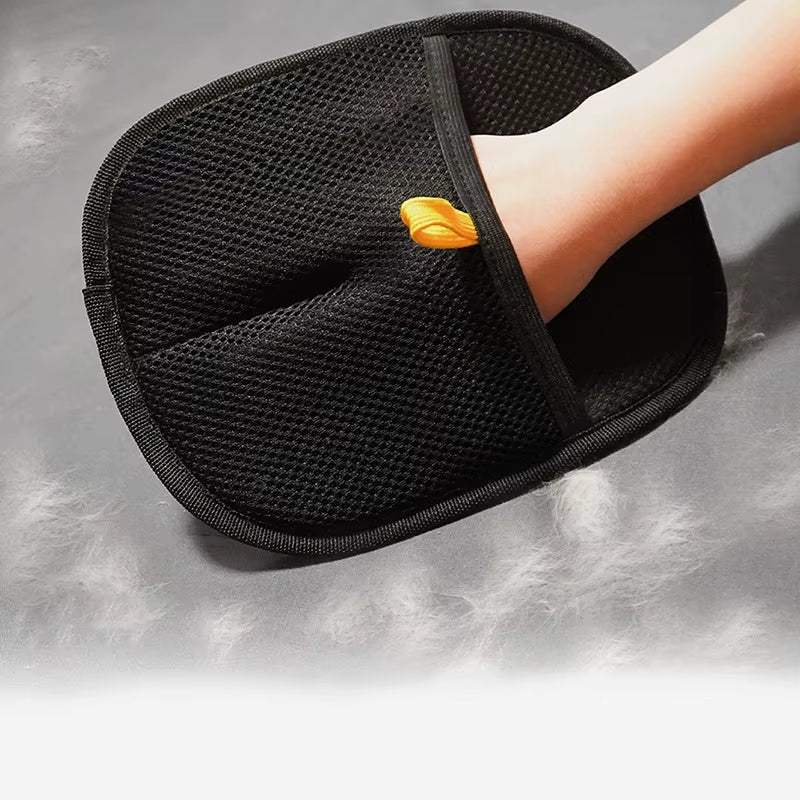 Furgone Duo Gloves – Double-Sided Electrostatic Pet Hair Removal & Grooming Gloves