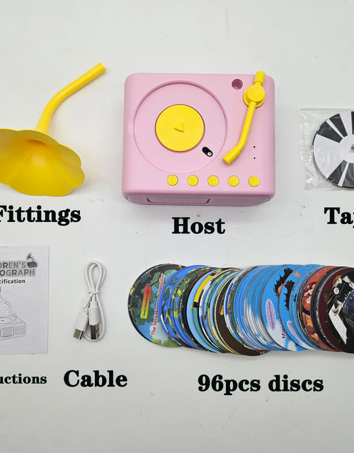 Load image into Gallery viewer, Storytunes Junior – Children’S Phonograph Music &amp; Story Player with 96 Learning Cards
