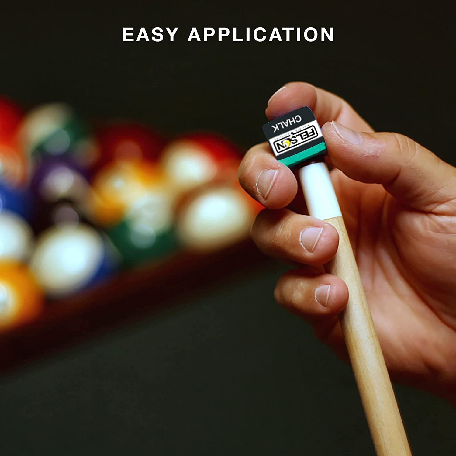 Felson Pool Chalk Cubes - Pool Table Accessories for Table Billiards - Pool Cue Chalk for Games, Tournaments, Bars, Home, Sports and Hobbies, 12-Pack