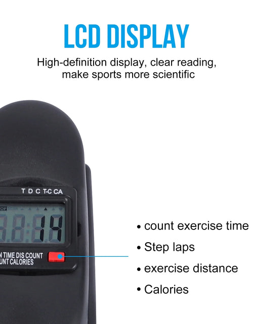 Load image into Gallery viewer, Mini Indoor Pedal Exerciser Cycle Bike Leg Arm Desk W/Lcd Display Fitness Portable Pedal Stationary Bike Home Exercise Black
