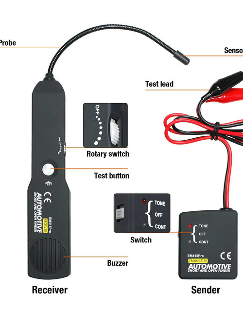 Load image into Gallery viewer, Wiretrace EM415PRO – Automotive Short Circuit &amp; Open Finder Diagnostic Tool
