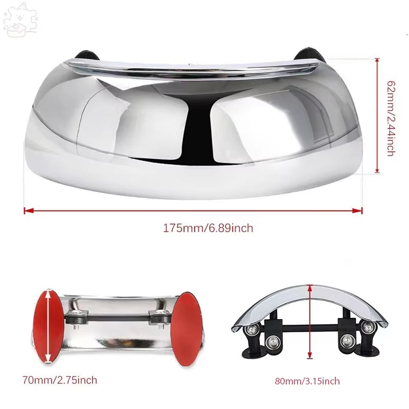 Motorbike 180° Wide-Angle Full-View Reversing Mirrors – Blind Spot-Free & Ultimate Front Guard