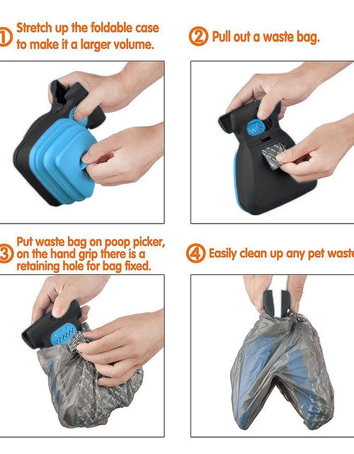 Load image into Gallery viewer, Pawport™ Foldable Pet Pooper Scooper – Clean &amp; Go with Decomposable Bags
