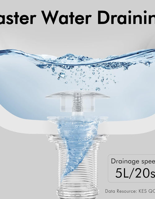 Load image into Gallery viewer, Bathroom Sink Drain without Overflow Vessel Sink Lavatory Vanity Pop up Drain Stopper Polished Chrome, S2008D-CH
