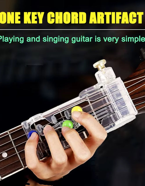 Load image into Gallery viewer, Chordmaster Finger Trainer – Painless Guitar Practice Tool for Beginners &amp; Chord Mastery
