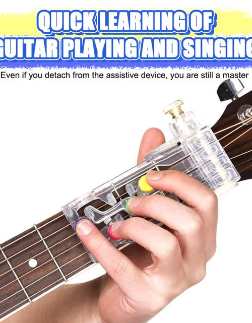 Load image into Gallery viewer, Chordmaster Finger Trainer – Painless Guitar Practice Tool for Beginners &amp; Chord Mastery

