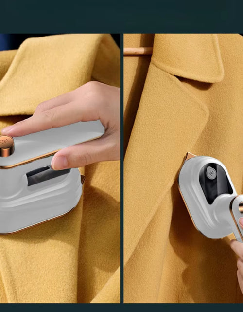 Load image into Gallery viewer, Steamjet Mini Iron – Portable Handheld Rotating Steam Iron for Home &amp; Travel
