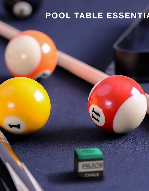 Load image into Gallery viewer, Felson Pool Chalk Cubes - Pool Table Accessories for Table Billiards - Pool Cue Chalk for Games, Tournaments, Bars, Home, Sports and Hobbies, 12-Pack
