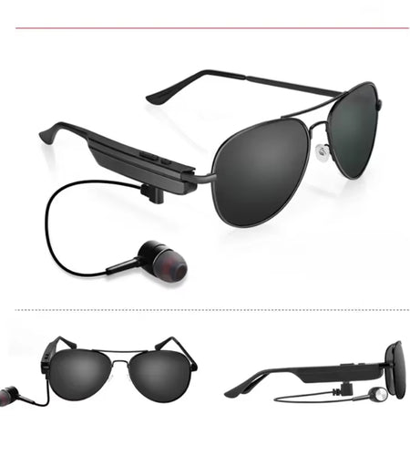 Smart Glasses Metal Frame Sunglasses Bluetooth Earphones Smart Bluetooth Sunglasses Bluetooth 5.0