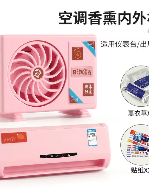 Load image into Gallery viewer, Freshdrive Solar Car Air Freshener – Mini Aromatherapy Machine with Lasting Fragrance &amp; Stylish Decorative Design
