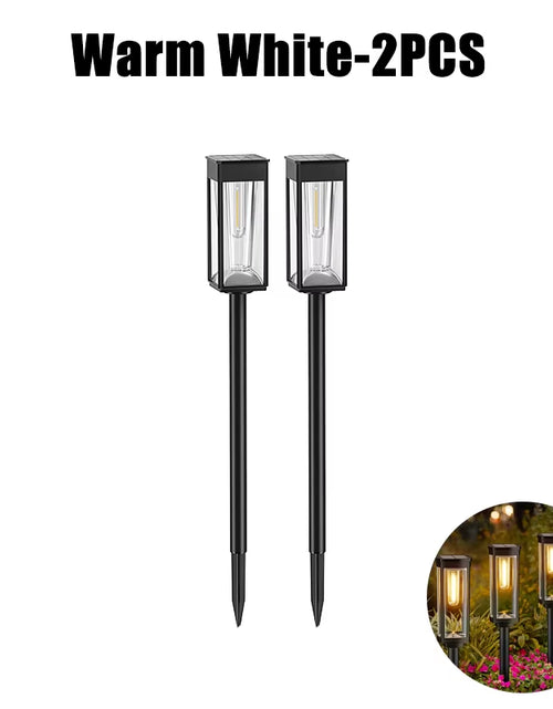 Load image into Gallery viewer, Glowpath Solar Lights – Waterproof LED Outdoor Lighting for Garden, Yard, Patio &amp; Walkways
