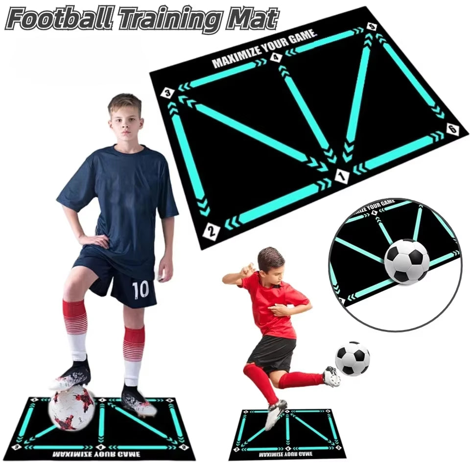 Kickmaster Pro – Kids’ Non-Slip Soccer Training Mat for Home Practice & Play