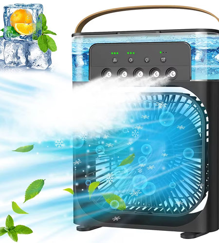 Breezeloop Pro – Bladeless Rechargeable Neck Fan with 3-Speed Cooling for Summer Comfort