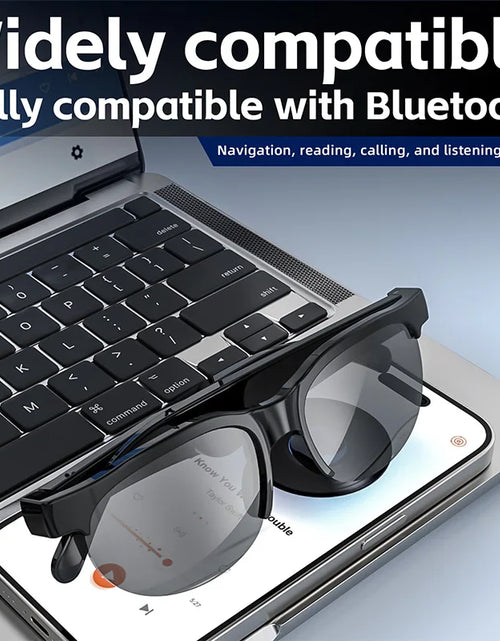 Load image into Gallery viewer, Original Bluetooth Glasses Sports Driving Bluetooth Sunglasses Wireless Bluetooth Headset Ear Hook Earbuds Wireless Headphones
