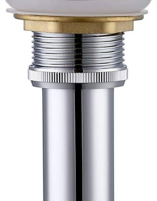 Load image into Gallery viewer, Bathroom Sink Drain without Overflow Vessel Sink Lavatory Vanity Pop up Drain Stopper Polished Chrome, S2008D-CH
