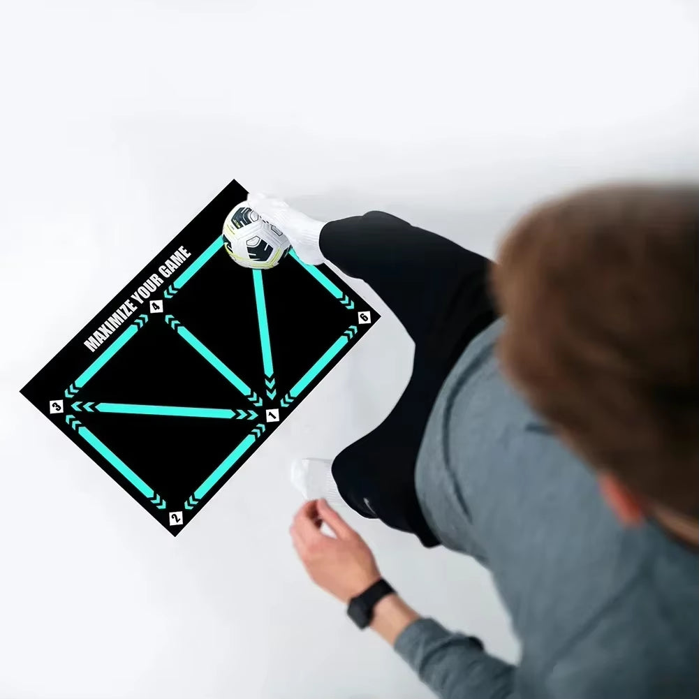 Kickmaster Pro – Kids’ Non-Slip Soccer Training Mat for Home Practice & Play