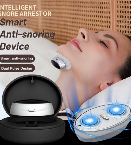 Smartsnore™ 5-Pair EMS Anti-Snoring Device – Breathe Easy, Sleep Deep