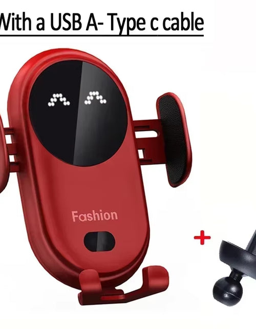 Load image into Gallery viewer, Autogrip Wireless Car Charger – Infrared Sensor Mount &amp; Fast Charging Stand for Iphone &amp; Samsung
