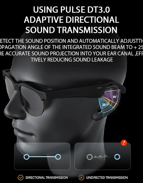 Load image into Gallery viewer, Original Bluetooth Glasses Sports Driving Bluetooth Sunglasses Wireless Bluetooth Headset Ear Hook Earbuds Wireless Headphones
