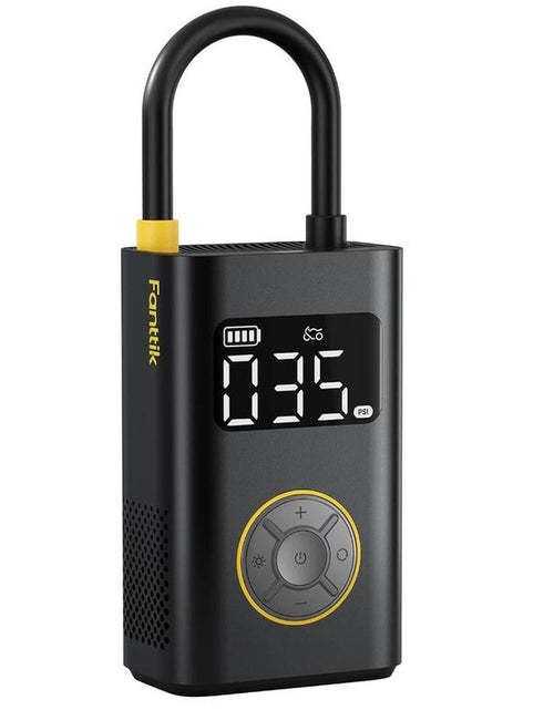 Load image into Gallery viewer, Portable Tire Inflator: Smart ON/OFF Hose Design
